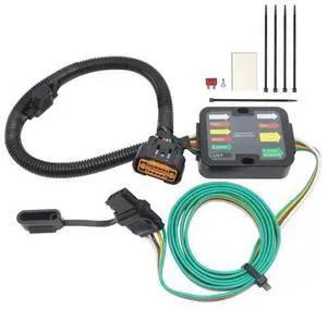 Vehicle-Side Wiring Harness Kit w/ 4 Pin Flat Trailer Connector for Hyundai KIA Vehicle-Side Wiring Harness Kit w/ 4 Pin Flat Trailer Connector for Hyundai KIA