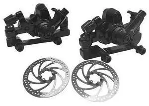Mountain Bike Brake Disc Brake Bicycle Mechanical Disc Brake Set for Mountain Bike Pushes Caliper Piston with Rotor Mountain Bike Brake Disc Brake Bicycle Mechanical Disc Brake Set for Mountain Bike Pushes Caliper Piston with Rotor