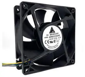 AFB1212HHE ,120mm Dual Ball Bearing 12cm Cooling Fan, 12038 120X120X38mm 4-wire PWM 12V 4-Pin 4P AFB1212HHE ,120mm Dual Ball Bearing 12cm Cooling Fan, 12038 120X120X38mm 4-wire PWM 12V 4-Pin 4P