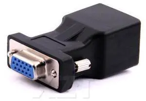 10pcs/Lot Hot Selling VGA Extender Male To Lan Cat5 Cat5e RJ45 Ethernet Female Adapter RJ45 to VGA adpater 10pcs/Lot Hot Selling VGA Extender Male To Lan Cat5 Cat5e RJ45 Ethernet Female Adapter RJ45 to VGA adpater