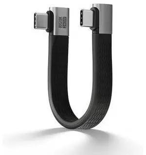 USB C to USB C Short Cable 5 inch, 240W PD Fast Charging 80Gbps Data Transfer, Thunderbolt 5 USB 4.0 Cable with 90 Degree Right Angle, 8K@60Hz Video Display Type C Cord USB C to USB C Short Cable 5 inch, 240W PD Fast Charging 80Gbps Data Transfer, Thunderbolt 5 USB 4.0 Cable with 90 Degree Right Angle, 8K@60Hz Video Display Type C Cord
