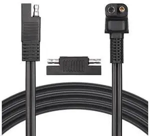 Right Angle Extension Cable, 0.9m 90 Degree 12AWG SAE to SAE Quick Disconnect Wire Harness for Solar Panel, Motorcycle, Cars, RV (Black) Right Angle Extension Cable, 0.9m 90 Degree 12AWG SAE to SAE Quick Disconnect Wire Harness for Solar Panel, Motorcycle, Cars, RV (Black)