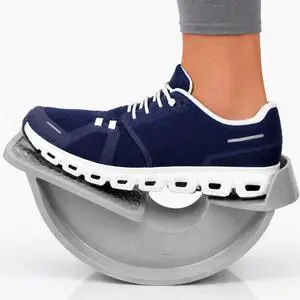 Foot Rocker - Calf Stretcher for Achilles Tendinitis, Heel, Feet, Shin Splint, Plantar Fasciitis Pain Relief - Stretches Strained Leg Muscle - Ankle Wedge Stretch Improves Flexibility (Small) Foot Rocker - Calf Stretcher for Achilles Tendinitis, Heel, Feet, Shin Splint, Plantar Fasciitis Pain Relief - Stretches Strained Leg Muscle - Ankle Wedge Stretch Improves Flexibility (Small)