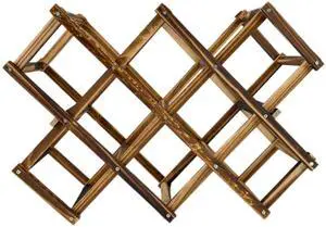 Wooden Wine Racks for Storage, Freestanding Wine Rack Stackable Foldable Countertop Wine Rack for Countertop and Cabinets Wooden Wine Racks for Storage, Freestanding Wine Rack Stackable Foldable Countertop Wine Rack for Countertop and Cabinets