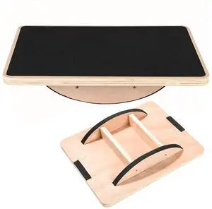 Balance Board Wooden Wobble Board for Adults Anti-Slip Board for Physical Therapy & Core Strength, Ideal Balance Board for Standing Desk with Ankle Support Balance Board Wooden Wobble Board for Adults Anti-Slip Board for Physical Therapy & Core Strength, Ideal Balance Board for Standing Desk with Ankle Support