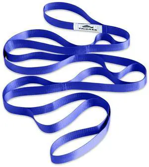 Non-Elastic Stretching Strap with Loops for Physical Therapy & Rehab, Knee Hip Leg ROM Post-Surgery, Yoga Strap for Stretching, Leg Lifter Strap Mobility Aid, Hamstring Calf Back Non-Elastic Stretching Strap with Loops for Physical Therapy & Rehab, Knee Hip Leg ROM Post-Surgery, Yoga Strap for Stretching, Leg Lifter Strap Mobility Aid, Hamstring Calf Back