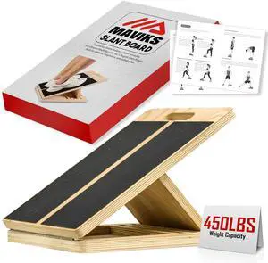 Portable Adjustable Calf Stretcher Slant Board for Squats for Ankle and Achilles Stretching, Posture Wooden Slant Board for Calf Stretching, Squat Wedge for Physical therapy & Exercise Portable Adjustable Calf Stretcher Slant Board for Squats for Ankle and Achilles Stretching, Posture Wooden Slant Board for Calf Stretching, Squat Wedge for Physical therapy & Exercise
