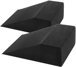 2 Pcs Yoga Foam Squat Wedge Blocks, Professional Squat Ramp for Heel Elevated Squat, Lightweight Calf Stretcher Slant Board for Fitness, Squat, Push Up, Weightlifting 2 Pcs Yoga Foam Squat Wedge Blocks, Professional Squat Ramp for Heel Elevated Squat, Lightweight Calf Stretcher Slant Board for Fitness, Squat, Push Up, Weightlifting