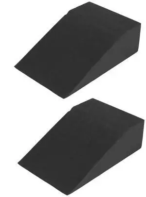 Pack of 2 Squat Wedge Block for Elevated Heel Squats and Deadlifts - Improve Mobility, Balance, and Strength - Non-Slip Pack of 2 Squat Wedge Block for Elevated Heel Squats and Deadlifts - Improve Mobility, Balance, and Strength - Non-Slip