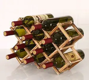 Freestanding Stackable Wine Rack Organizer for Countertop and Cabinets with Foldable Design and Scratch-Resistant Protector Freestanding Stackable Wine Rack Organizer for Countertop and Cabinets with Foldable Design and Scratch-Resistant Protector