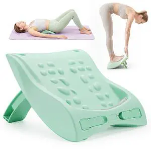 Calf Stretch Board & Back Stretcher Adjustable Slant Board,Lumbar Pillow,and Foot Rest 4-in-1 for Deep Muscle Relief,Post-Workout Recovery and Injury Prevention Calf Stretch Board & Back Stretcher Adjustable Slant Board,Lumbar Pillow,and Foot Rest 4-in-1 for Deep Muscle Relief,Post-Workout Recovery and Injury Prevention