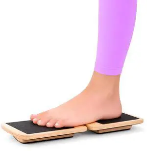 Ankle Strengthener & Axis Board, Bamboo Ankle Balance Board for Physical Therapy, Blackboard Foot Trainer & Foot Strengthener, Giboard for Balance Training, Axisboard for Leg Stability Ankle Strengthener & Axis Board, Bamboo Ankle Balance Board for Physical Therapy, Blackboard Foot Trainer & Foot Strengthener, Giboard for Balance Training, Axisboard for Leg Stability