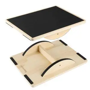 Professional Wooden Balance Board for Adults-Anti-Slip 350LBS Wobble Board for Physical Therapy Standing Desk Core Strength-Rocker Board Balancing Board (Classic) Professional Wooden Balance Board for Adults-Anti-Slip 350LBS Wobble Board for Physical Therapy Standing Desk Core Strength-Rocker Board Balancing Board (Classic)
