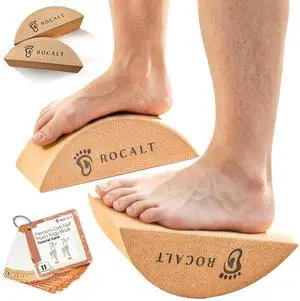 Cork Yoga Blocks, Half Moon Foot and Calf Stretching Tool Cork Yoga Blocks, Half Moon Foot and Calf Stretching Tool