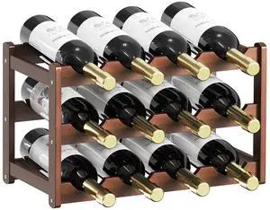 Wine Rack,Bamboo Wine Racks Countertop,Sturdy Wine Rack for Inside Cabinet &Freestanding Floor, 3-Tier 12 Bottles Racks for Kitchen,Cabinets,Home Bar,Wine Storage Racks(3-Tiers) Wine Rack,Bamboo Wine Racks Countertop,Sturdy Wine Rack for Inside Cabinet &Freestanding Floor, 3-Tier 12 Bottles Racks for Kitchen,Cabinets,Home Bar,Wine Storage Racks(3-Tiers)