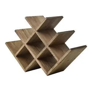 Wooden 8-Bottle Wine Rack, 3-Tier Countertop Wine Bottle Holder for Cabinets, Bar Cart, Kitchen Counter, Pantry, Dining Room, 16.73 x 5.9 x 11.14 in, XHJJ3-DBR Wooden 8-Bottle Wine Rack, 3-Tier Countertop Wine Bottle Holder for Cabinets, Bar Cart, Kitchen Counter, Pantry, Dining Room, 16.73 x 5.9 x 11.14 in, XHJJ3-DBR