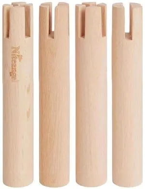 Set of Beech Stilts for Elevating & Safely Setting Niteangel Multi-Chamber Series Maze House (Set of 4 Stilts (5.9'' H)) Set of Beech Stilts for Elevating & Safely Setting Niteangel Multi-Chamber Series Maze House (Set of 4 Stilts (5.9'' H))