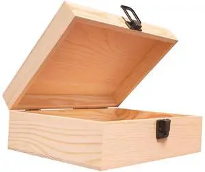Wooden Box 8.26x6x3 Inch Small Natural Wood Box for Crafts and Storage, Unfinished Wood Box for DIY Decoration, Keepsake, Jewelry, or Gift Box Wooden Box 8.26x6x3 Inch Small Natural Wood Box for Crafts and Storage, Unfinished Wood Box for DIY Decoration, Keepsake, Jewelry, or Gift Box
