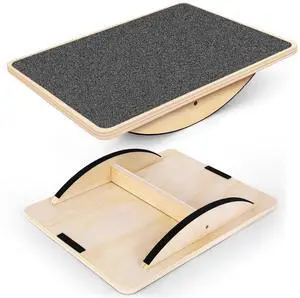 Balance Board Professional Wobble Board for Adults Anti-Slip 350LBS Balance Boards for Physical Therapy Standing Desk Core Strength Wooden Balance Board Rocker Board Balance Board Professional Wobble Board for Adults Anti-Slip 350LBS Balance Boards for Physical Therapy Standing Desk Core Strength Wooden Balance Board Rocker Board