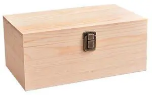 Artisan Cherry Wood Unfinished Craft Wood Box, 6.7 x 5.1 x 3.1 Inch, Lockable Storage Box for Arts & Crafts, DIY Hobbies, Gifts Artisan Cherry Wood Unfinished Craft Wood Box, 6.7 x 5.1 x 3.1 Inch, Lockable Storage Box for Arts & Crafts, DIY Hobbies, Gifts