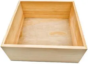 1PC Unfinished Wood Storage Box, Natural Pine Wooden Container for Crafts, Jewelry, Art Hobbies, DIY Projects, Home Decor, Centerpieces, Organization (7.87 x 7.87 x 3.15 in) 1PC Unfinished Wood Storage Box, Natural Pine Wooden Container for Crafts, Jewelry, Art Hobbies, DIY Projects, Home Decor, Centerpieces, Organization (7.87 x 7.87 x 3.15 in)