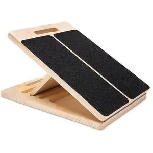 Adjustable Slant Board for Calf Stretching - Portable Wooden Incline Board for Physical Therapy, Squats & Pilates - Calf Stretcher for Ankle, Heel & Leg Support Adjustable Slant Board for Calf Stretching - Portable Wooden Incline Board for Physical Therapy, Squats & Pilates - Calf Stretcher for Ankle, Heel & Leg Support