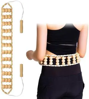 Wood Therapy Massage Tools, Wood Back Roller Wooden Massage Roller Rope Maderoterapia Kit for Deep Tissue Relief, Wood Therapy Massage Tools, Wood Back Roller Wooden Massage Roller Rope Maderoterapia Kit for Deep Tissue Relief,
