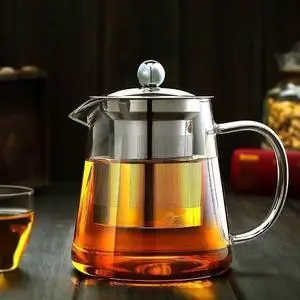 small Glass Teapot with Removable Infuser, Stovetop Safe Tea Kettle, Blooming and Loose Leaf Tea Maker Set Camping, Travel 550ml small Glass Teapot with Removable Infuser, Stovetop Safe Tea Kettle, Blooming and Loose Leaf Tea Maker Set Camping, Travel 550ml