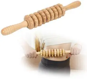 Wood Massage Roller Muscle Roller Cellulite Massage Tool Fascia Blaster Lymphatic Drainage Massager Wood Therapy Massage Tools for Deep Tissue Muscle Relief Recovery(9-Wheel) Wood Massage Roller Muscle Roller Cellulite Massage Tool Fascia Blaster Lymphatic Drainage Massager Wood Therapy Massage Tools for Deep Tissue Muscle Relief Recovery(9-Wheel)