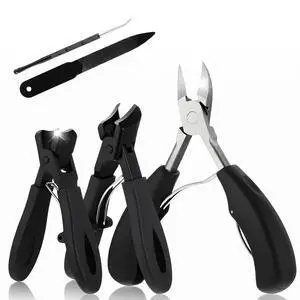 5Pcs Thick Toenail Clippers for Seniors Heavy Duty Toenail Clippers Toe Nail Clippers for Thick Nails for Seniors Large Ingrown Long Handled Thick Nail Clipper Angled Head for Men 5Pcs Thick Toenail Clippers for Seniors Heavy Duty Toenail Clippers Toe Nail Clippers for Thick Nails for Seniors Large Ingrown Long Handled Thick Nail Clipper Angled Head for Men