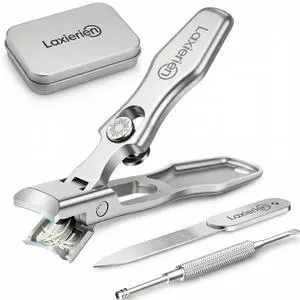 Toenail Clippers for Thick Toenails for Seniors, Large Toe Nail Clippers for Thick Nails for Men, Heavy Duty Ingrown Toenail Clippers with Wide Jaw, Sharp Slanted Nail Cutter Black Toenail Clippers for Thick Toenails for Seniors, Large Toe Nail Clippers for Thick Nails for Men, Heavy Duty Ingrown Toenail Clippers with Wide Jaw, Sharp Slanted Nail Cutter Black