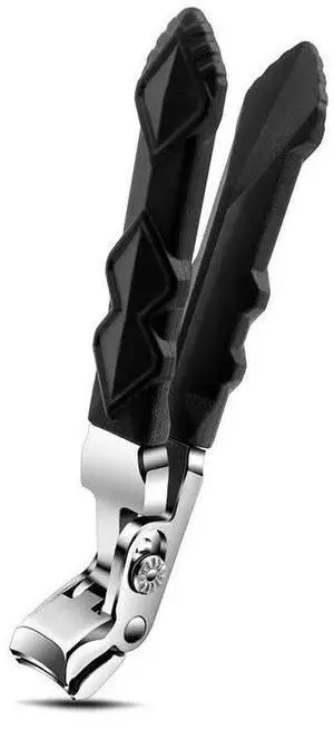 Long Handle Professional Fingernail & Toenail Clipper for Seniors Non-Slip Opening Stainless Steel Toenail Clippers with Catcher for Thick Nails Ergonomic Curve Angled Head Toe Nail Clipper Long Handle Professional Fingernail & Toenail Clipper for Seniors Non-Slip Opening Stainless Steel Toenail Clippers with Catcher for Thick Nails Ergonomic Curve Angled Head Toe Nail Clipper