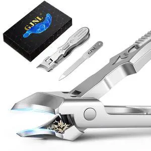 Ingrown Toenail Clippers - Wide Jaw Opening Anti-Splash Slanted Nail Clippers with Catcher, Heavy Duty Ingrown Toenail Clippers Nail Cutters, Ultra Sharp Slanted Nail Clippers with Long Handle Ingrown Toenail Clippers - Wide Jaw Opening Anti-Splash Slanted Nail Clippers with Catcher, Heavy Duty Ingrown Toenail Clippers Nail Cutters, Ultra Sharp Slanted Nail Clippers with Long Handle