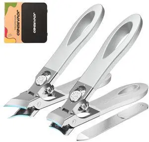 Toenail Clippers for Thick Toenails, Wide Jaw Opening Nail Clippers for Men, Heavy Duty Ingrown Toenail Clippers Nail Cutters, Eagle Beak Slanted Nail Clippers3-Piece Set with Case Toenail Clippers for Thick Toenails, Wide Jaw Opening Nail Clippers for Men, Heavy Duty Ingrown Toenail Clippers Nail Cutters, Eagle Beak Slanted Nail Clippers3-Piece Set with Case
