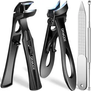 Toenail Clippers for Seniors Thick Toenails, Slanted Large Nail Clippers for Men Thick Ingrown Nails with Wide Opening, Heavy Duty Angled Head Nail Clipper Cutter with Catcher -Black Toenail Clippers for Seniors Thick Toenails, Slanted Large Nail Clippers for Men Thick Ingrown Nails with Wide Opening, Heavy Duty Angled Head Nail Clipper Cutter with Catcher -Black