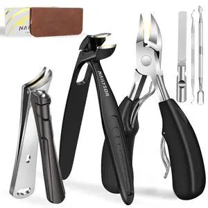 Extended Toenail Clippers for Thick Toenails, Long Handled Nail Clippers for Seniors Angled Head Cutters with Catcher, Ergonomic Wide Jaw Opening,45° Slanted Curved Finger Nail Clippers for Men Women Extended Toenail Clippers for Thick Toenails, Long Handled Nail Clippers for Seniors Angled Head Cutters with Catcher, Ergonomic Wide Jaw Opening,45° Slanted Curved Finger Nail Clippers for Men Women