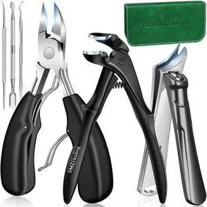 Toenail Clippers for Seniors Thick Toenails, 2026 Long Handle Toe Nail Clippers with Angled Head, Slanted Toenail Clippers & Wide Opening Ingrown Nail Clippers for Men, 6PCS Toenail Clippers for Seniors Thick Toenails, 2026 Long Handle Toe Nail Clippers with Angled Head, Slanted Toenail Clippers & Wide Opening Ingrown Nail Clippers for Men, 6PCS