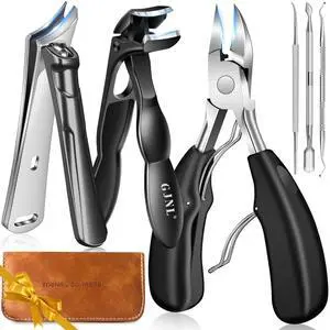 2026 Toenail Clippers for Thick Toenails for Seniors, Angled Head Large Toe Nail Clippers Set for Men, Heavy Duty Ingrown Toenail Clippers with Long Handle, Ultra Sharp Slanted Nail Cutter Wide Jaw 2026 Toenail Clippers for Thick Toenails for Seniors, Angled Head Large Toe Nail Clippers Set for Men, Heavy Duty Ingrown Toenail Clippers with Long Handle, Ultra Sharp Slanted Nail Cutter Wide Jaw