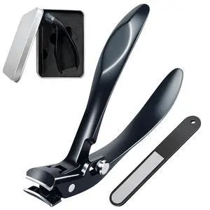 Long Handle Toenail Clippers for Seniors Ultra Wide Jaw Opening Toe Nail Clippers Set for Thick Toenails Sharp Professional Fingernail Cutters Trimmers for Men Women - Black Long Handle Toenail Clippers for Seniors Ultra Wide Jaw Opening Toe Nail Clippers Set for Thick Toenails Sharp Professional Fingernail Cutters Trimmers for Men Women - Black