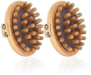 Wood Therapy Massage Tools - 2-Pack Wooden Meridian Massage Brush for Cellulite, Lymphatic, Drainage, Massage Brush for Belly Muscle Pain Relief & Body Shaping Wood Therapy Massage Tools - 2-Pack Wooden Meridian Massage Brush for Cellulite, Lymphatic, Drainage, Massage Brush for Belly Muscle Pain Relief & Body Shaping