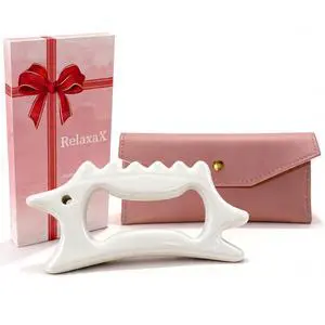 Ceramic Gua Sha Facial Tools Lymphatic Drainage Massager Body Guasha Tool for Face Lift Contour Sculpting Beauty Skincare Fascia Reshape Anti Cellulite Spa and Full Body Skin Care Ceramic Gua Sha Facial Tools Lymphatic Drainage Massager Body Guasha Tool for Face Lift Contour Sculpting Beauty Skincare Fascia Reshape Anti Cellulite Spa and Full Body Skin Care