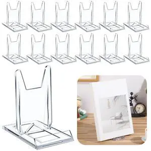 6 Pack Acrylic Book Stand for Display Adjustable Clear Display Holder Easel Collector Stand for Home Office Back to School Comic Album CD Magazine Postcard Artworks (4.2 x 4.3 x 2.35 Inch) 6 Pack Acrylic Book Stand for Display Adjustable Clear Display Holder Easel Collector Stand for Home Office Back to School Comic Album CD Magazine Postcard Artworks (4.2 x 4.3 x 2.35 Inch)