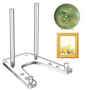 Adjustable Clear Acrylic Plate Stand Holder for Display Non-Slip Tabletop Easel for Decorative Plates Records Photos Books Artworks Plaques Trays Menus Event Displays(Acrylic,6 Inch) Adjustable Clear Acrylic Plate Stand Holder for Display Non-Slip Tabletop Easel for Decorative Plates Records Photos Books Artworks Plaques Trays Menus Event Displays(Acrylic,6 Inch)