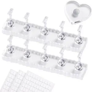 Nail Stand For Press On Acrylic Nail Holder Kit For Painting Nails Tip Arts Display With 300PCS Double-Sided Tape And 1 Heart Shaped Acrylic Stands For Nail Art Supplies Nail Stand For Press On Acrylic Nail Holder Kit For Painting Nails Tip Arts Display With 300PCS Double-Sided Tape And 1 Heart Shaped Acrylic Stands For Nail Art Supplies
