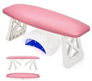 Nail Arm Rest for Nails Tech Must Have, 15.2 Inches Large Foldable Hand Rest Foot Stand Cushion Pillow for Clients, Manis & Pedis Supplies for Nail Stations Nail Arm Rest for Nails Tech Must Have, 15.2 Inches Large Foldable Hand Rest Foot Stand Cushion Pillow for Clients, Manis & Pedis Supplies for Nail Stations