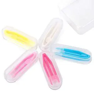 Contact Lens Remover Tool for Soft Lenses, 5 Pack Contact Lens Applicator with Tweezers Case Portable Contact Lens Removal and Inserter Tool for Traveling Contact Lens Remover Tool for Soft Lenses, 5 Pack Contact Lens Applicator with Tweezers Case Portable Contact Lens Removal and Inserter Tool for Traveling