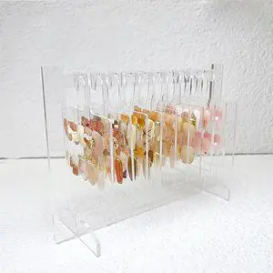 Press on nail Acrylic Nail Display, 10 Tier Hanging Organizer for Press On Nails, Manicure Art Storage with Detachable Shelves & Sturdy Base Press on nail Acrylic Nail Display, 10 Tier Hanging Organizer for Press On Nails, Manicure Art Storage with Detachable Shelves & Sturdy Base