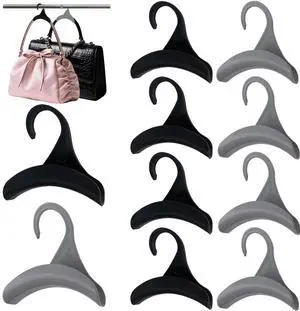 8Pcs Purse Bag Hanger Hook Black Acrylic Purse Holder for Closet Organizer Storage, Handbag Belt Hanger for Tote Satchel Storage Space Saving Handbags Organizer(Black and Grey) 8Pcs Purse Bag Hanger Hook Black Acrylic Purse Holder for Closet Organizer Storage, Handbag Belt Hanger for Tote Satchel Storage Space Saving Handbags Organizer(Black and Grey)