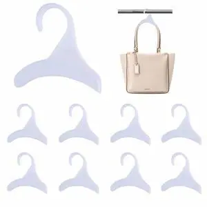 8 Pcs Purse Hanger Hook Acrylic White Bag Tie Handbag Belt Hanger Closet Organizer Storage Handbags Tote Holder for Storing Handbags Satchels 8 Pcs Purse Hanger Hook Acrylic White Bag Tie Handbag Belt Hanger Closet Organizer Storage Handbags Tote Holder for Storing Handbags Satchels