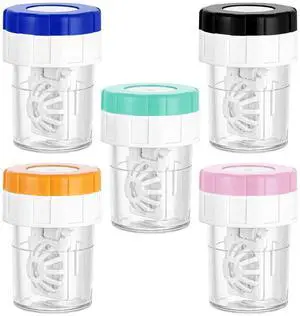 5 Packs Contact Lens Washer Cleaner for Travel Home 5 Packs Contact Lens Washer Cleaner for Travel Home